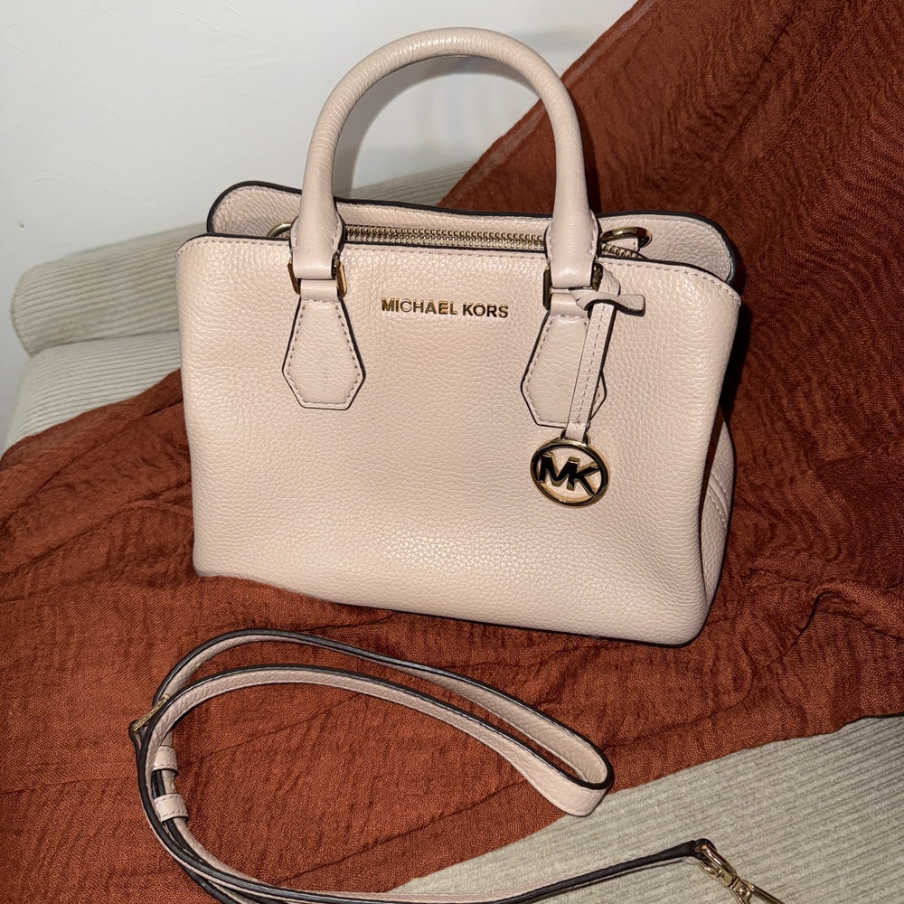 Michael Kors Tan Satchel Bag
